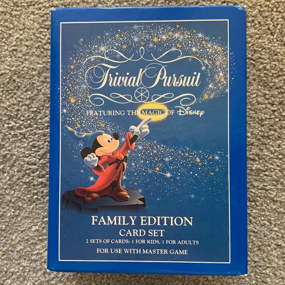 Parker Brothers Other - Trivial Pursuit Disney Family Edition Card Set Vintage 1986